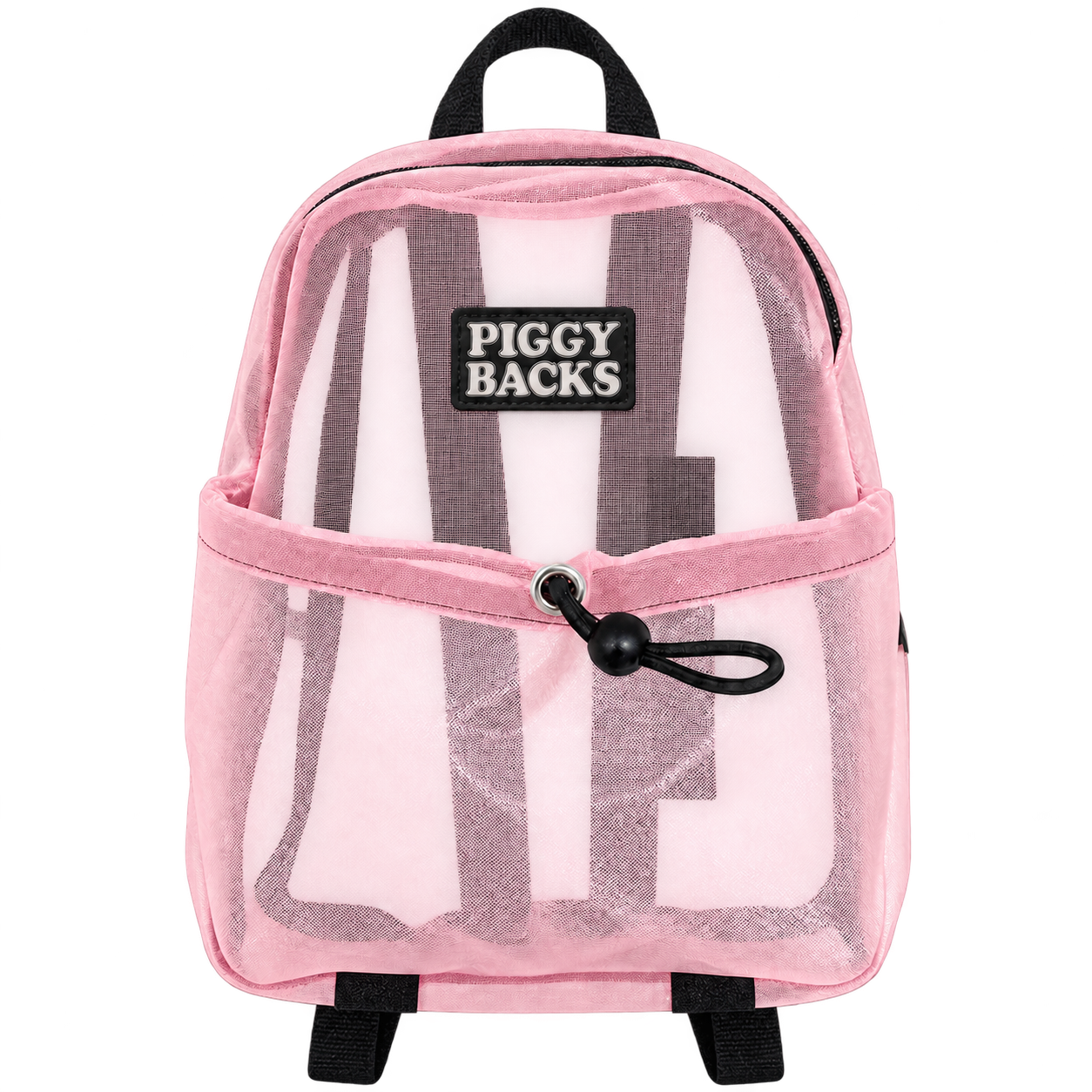 Pink Encore Pack with see-through mesh and Piggy Backs patch